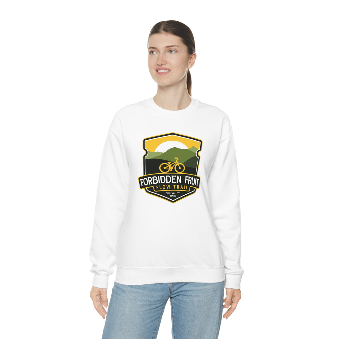 Forbidden Fruit Flow Trail - Sun Valley, Idaho Unisex Heavy Blend Crewneck Sweatshirt