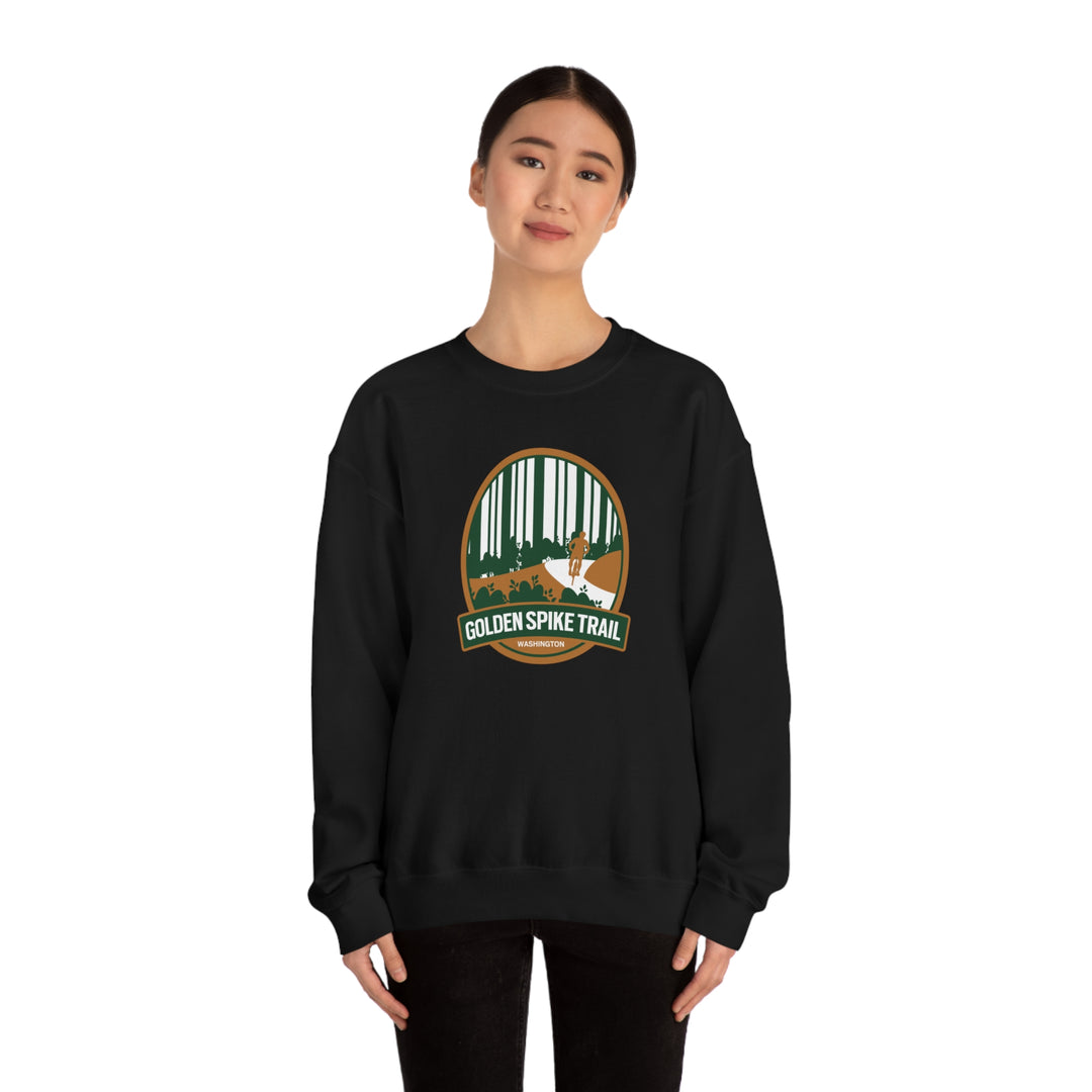 Golden Spike Trail - Washington State Unisex Heavy Blend Crewneck Sweatshirt