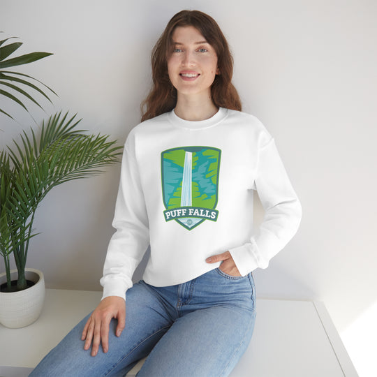 Puff Falls - Oregon Unisex Heavy Blend Crewneck Sweatshirt