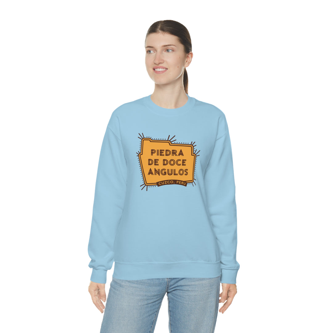 Piedra de doce angulos - Cuzco, Peru Unisex Heavy Blend Crewneck Sweatshirt