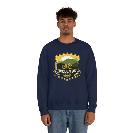 Forbidden Fruit Flow Trail - Sun Valley, Idaho Unisex Heavy Blend Crewneck Sweatshirt