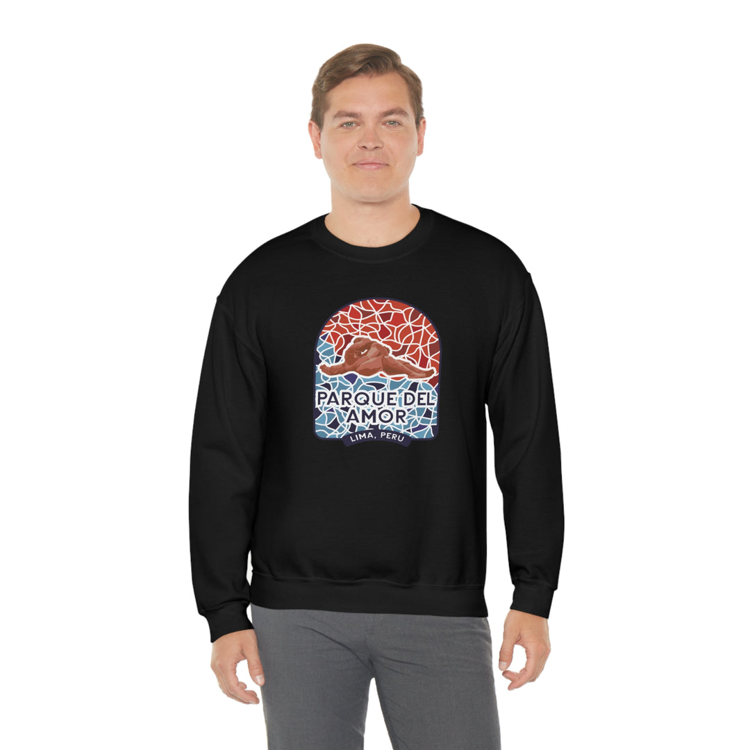 Parque del Amor - Lima, Peru Unisex Heavy Blend Crewneck Sweatshirt