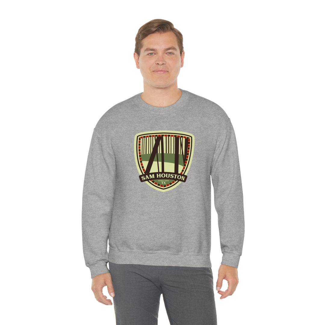 Sam Houston National Forest - Texas Unisex Heavy Blend Crewneck Sweatshirt