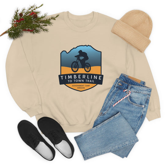 Timberline to Town Trail - Government Camp, Oregon Unisex Heavy Blend Crewneck Sweatshirt