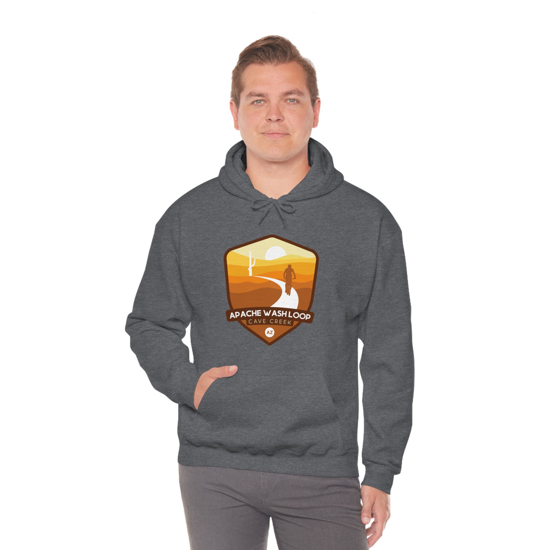 Apache Wash Loop - Cave Creek, Arizona Hooded Sweatshirt