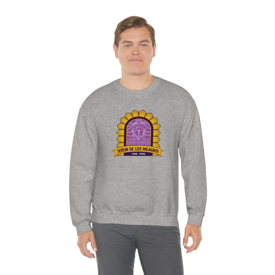 Senor de los Milagros - Lima, Peru Unisex Heavy Blend Crewneck Sweatshirt