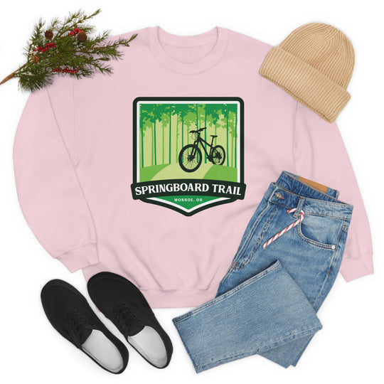 Springboard Trail - Monroe, Oregon Unisex Heavy Blend Crewneck Sweatshirt