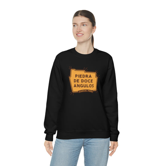 Piedra de doce angulos - Cuzco, Peru Unisex Heavy Blend Crewneck Sweatshirt