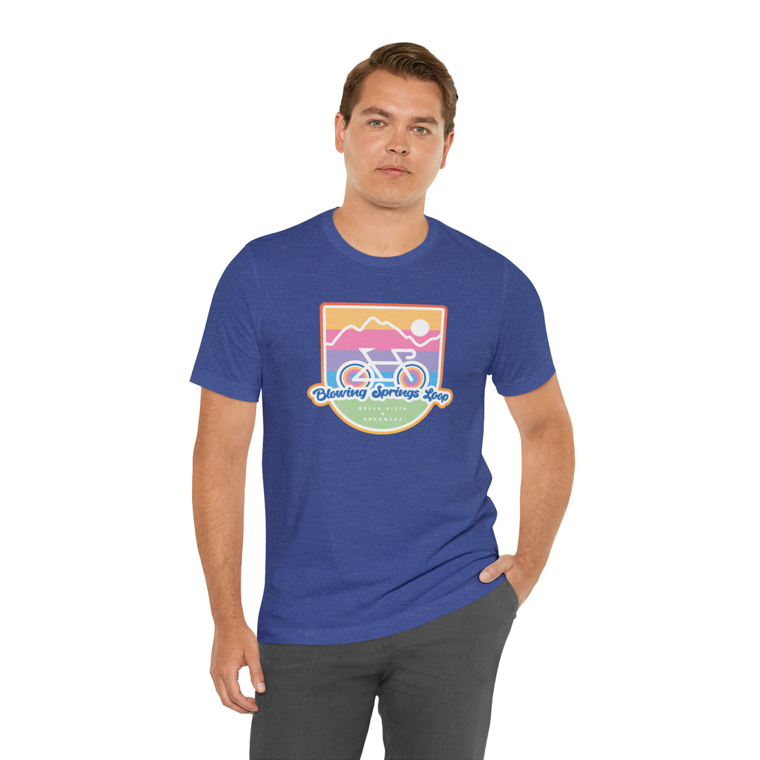 Blowing Springs Loop - Bella Vista, Arkansas Unisex Jersey Short Sleeve Tee - Gift for hikers