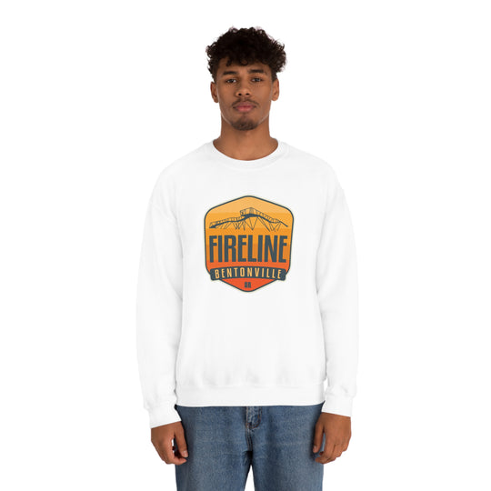 Fireline - Bentonville, Arkansas Unisex Heavy Blend Crewneck Sweatshirt