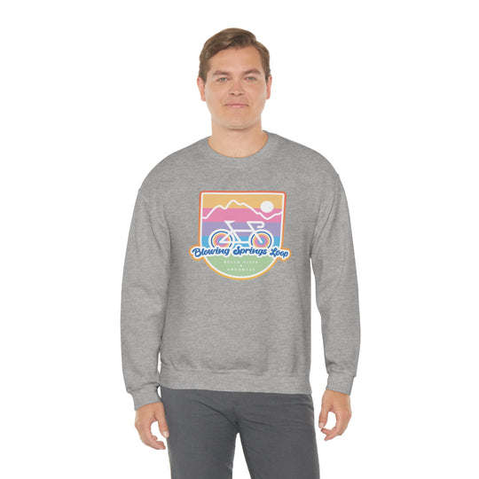 Blowing Springs Loop - Bella Vista, Arkansas Unisex Heavy Blend Crewneck Sweatshirt