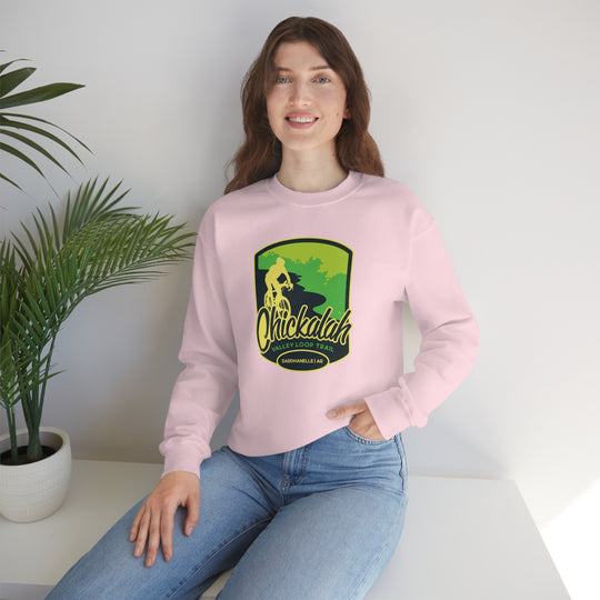 Chickalah Valley Loop Trail - Dardanelle, Arkansas Unisex Heavy Blend Crewneck Sweatshirt