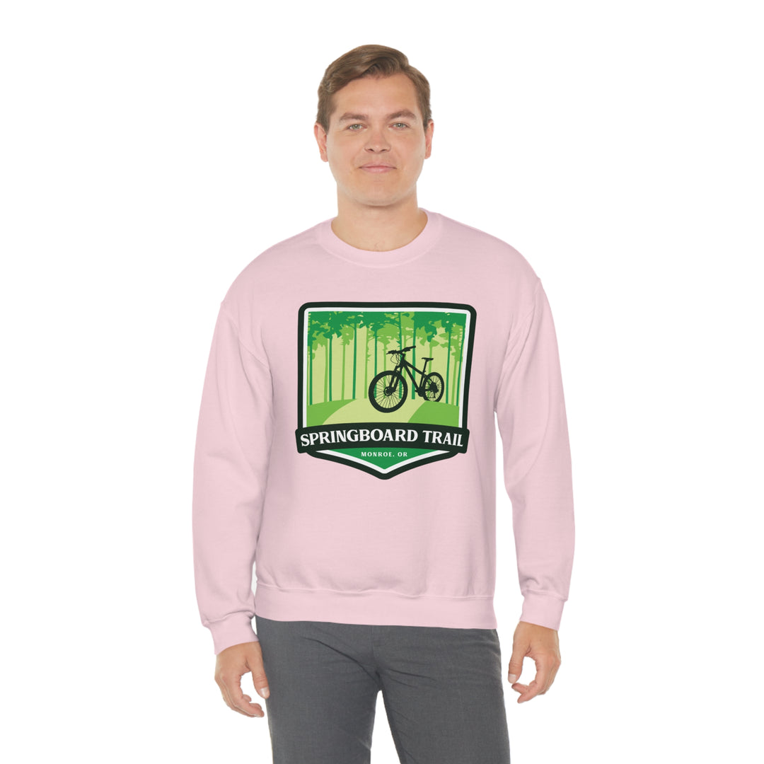 Springboard Trail - Monroe, Oregon Unisex Heavy Blend Crewneck Sweatshirt