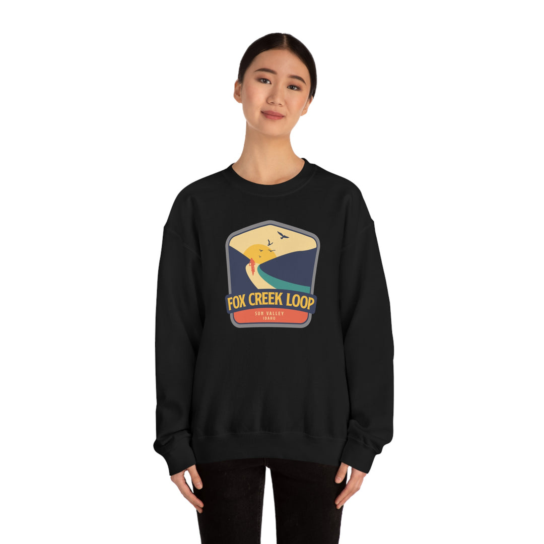 Fox Creek Loop - Sun Valley, Idaho Unisex Heavy Blend Crewneck Sweatshirt