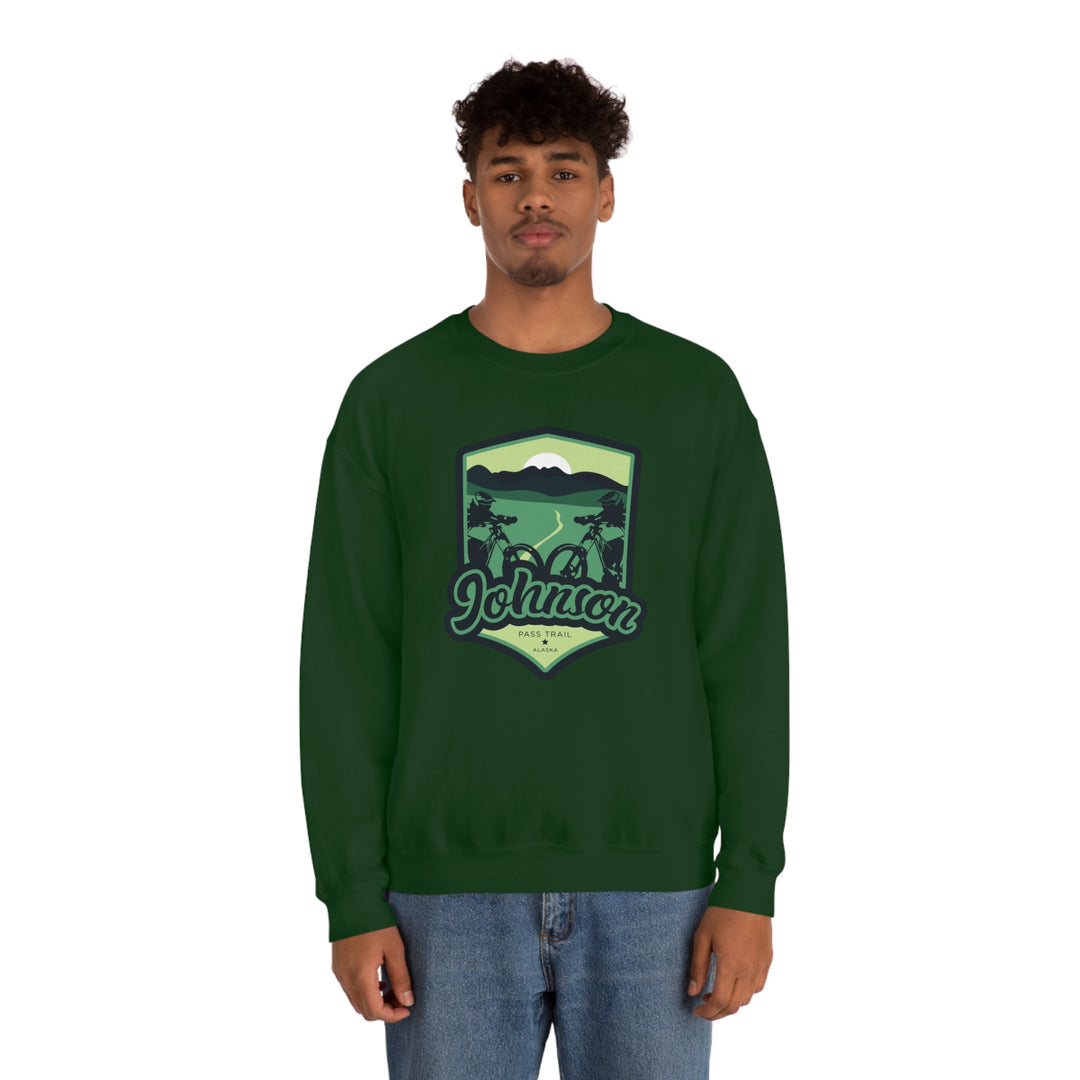 Johnson Pass Trail - Alaska Unisex Heavy Blend Crewneck Sweatshirt