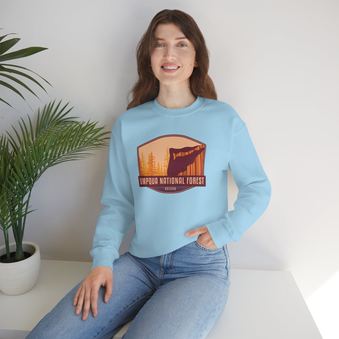 Umpqua National Forest - Oregon Unisex Heavy Blend Crewneck Sweatshirt