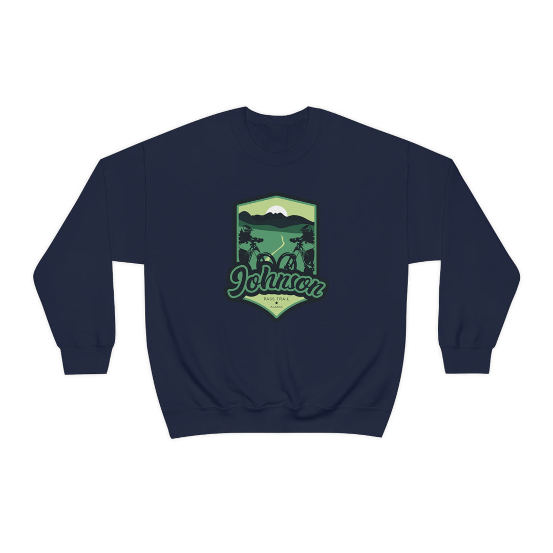 Johnson Pass Trail - Alaska Unisex Heavy Blend Crewneck Sweatshirt