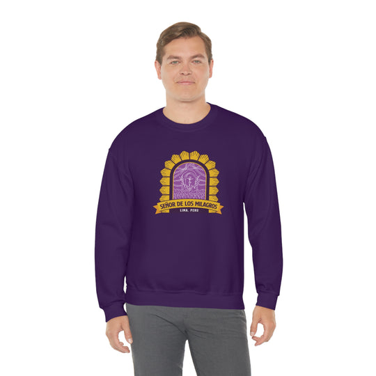 Senor de los Milagros - Lima, Peru Unisex Heavy Blend Crewneck Sweatshirt