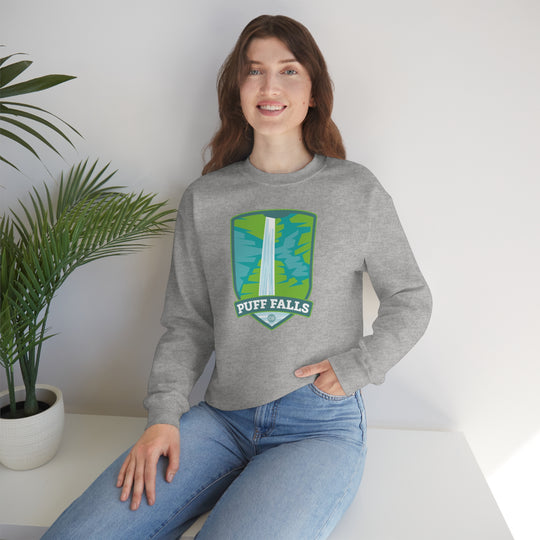 Puff Falls - Oregon Unisex Heavy Blend Crewneck Sweatshirt