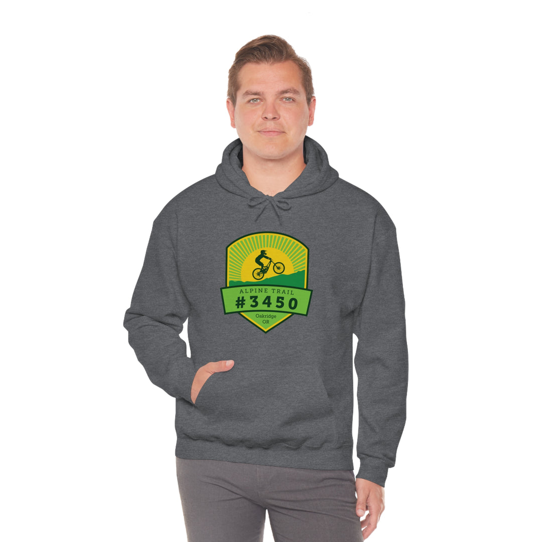 Alpine Trail #3450 - Oakridge, Oregon Unisex Heavy Blend Hooded Sweatshirt