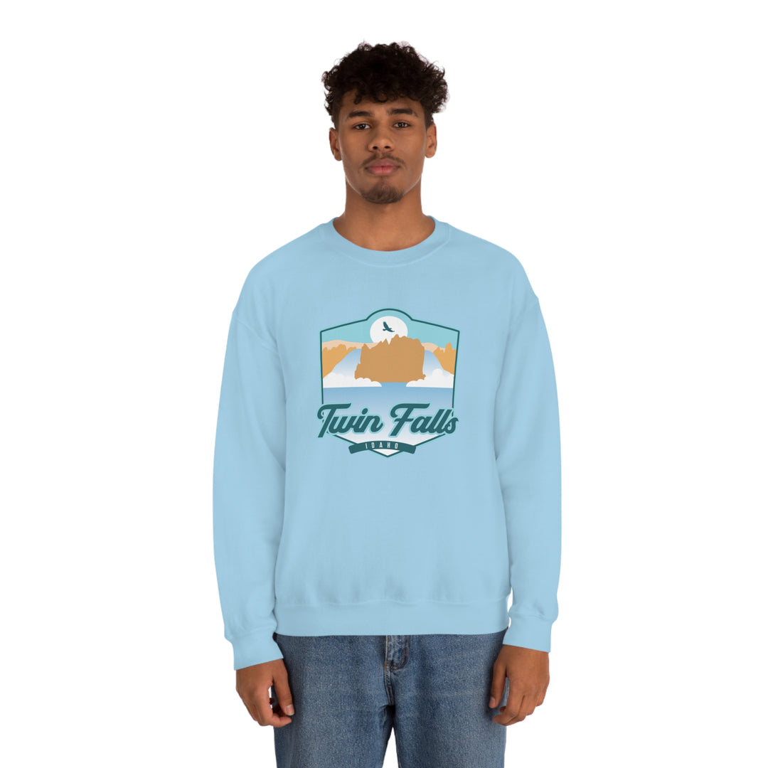 Twin Falls - Idaho Unisex Heavy Blend Crewneck Sweatshirt