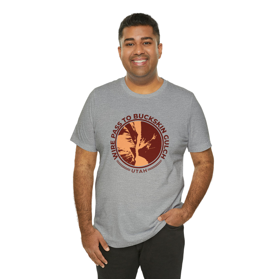 Wire Pass to Buckskin Gulch Short-Sleeve Unisex T-Shirt hiker gift - Utah