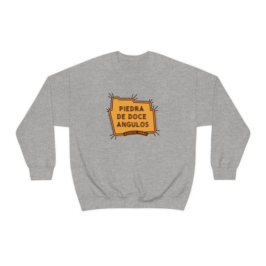 Piedra de doce angulos - Cuzco, Peru Unisex Heavy Blend Crewneck Sweatshirt