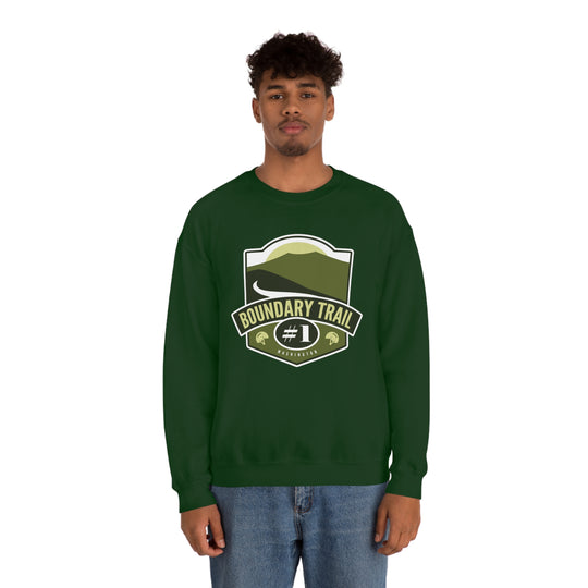 Boundary Trail #1 - Washington Unisex Heavy Blend Crewneck Sweatshirt