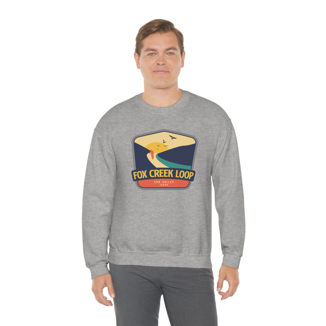 Fox Creek Loop - Sun Valley, Idaho Unisex Heavy Blend Crewneck Sweatshirt