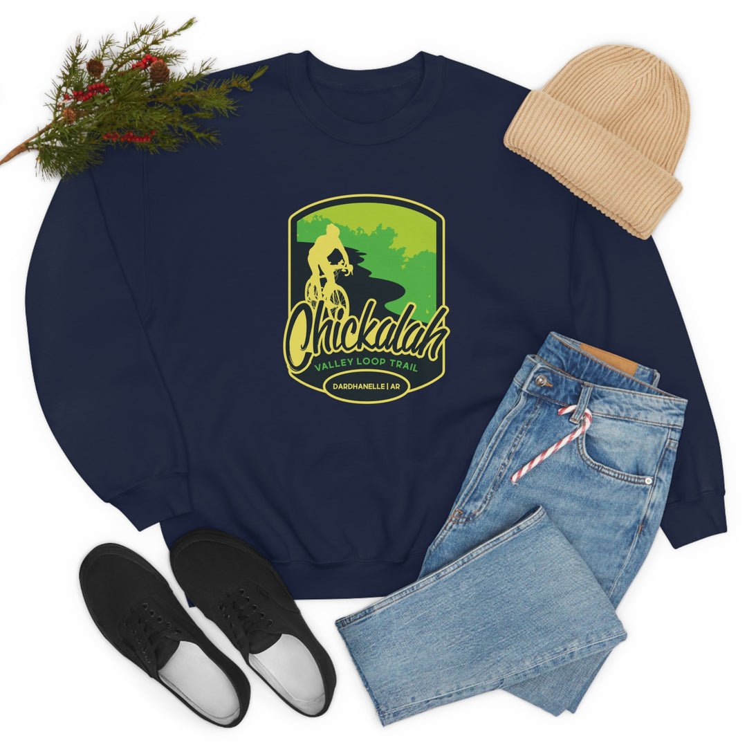 Chickalah Valley Loop Trail - Dardanelle, Arkansas Unisex Heavy Blend Crewneck Sweatshirt