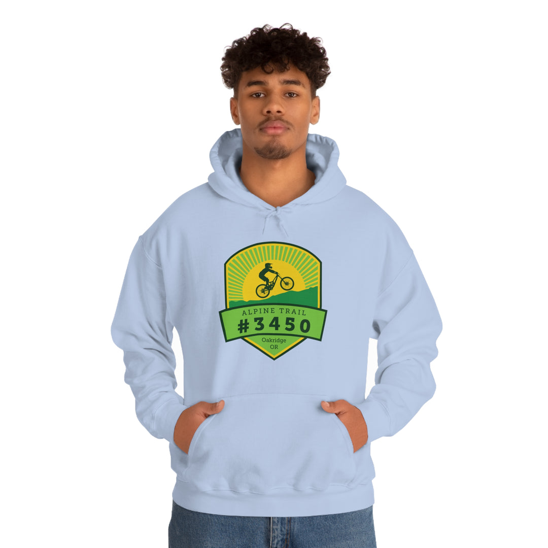 Alpine Trail #3450 - Oakridge, Oregon Unisex Heavy Blend Hooded Sweatshirt