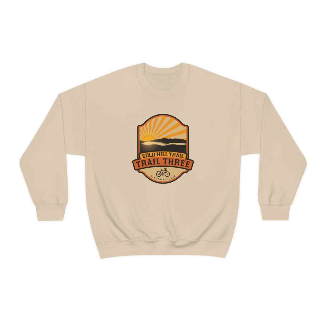 Gold Hill Trail (Trail 3) - Sandpoint, Idaho Unisex Heavy Blend Crewneck Sweatshirt