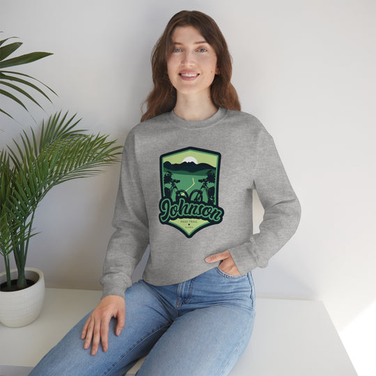 Johnson Pass Trail - Alaska Unisex Heavy Blend Crewneck Sweatshirt