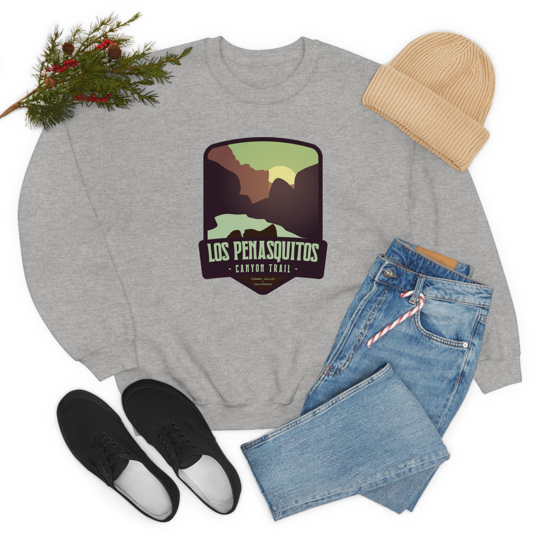 Los Penasquitos Trail - Carmel Valley, CA Unisex Heavy Blend Crewneck Sweatshirt