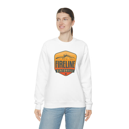 Fireline - Bentonville, Arkansas Unisex Heavy Blend Crewneck Sweatshirt