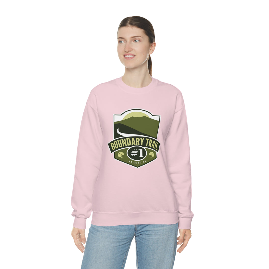 Boundary Trail #1 - Washington Unisex Heavy Blend Crewneck Sweatshirt