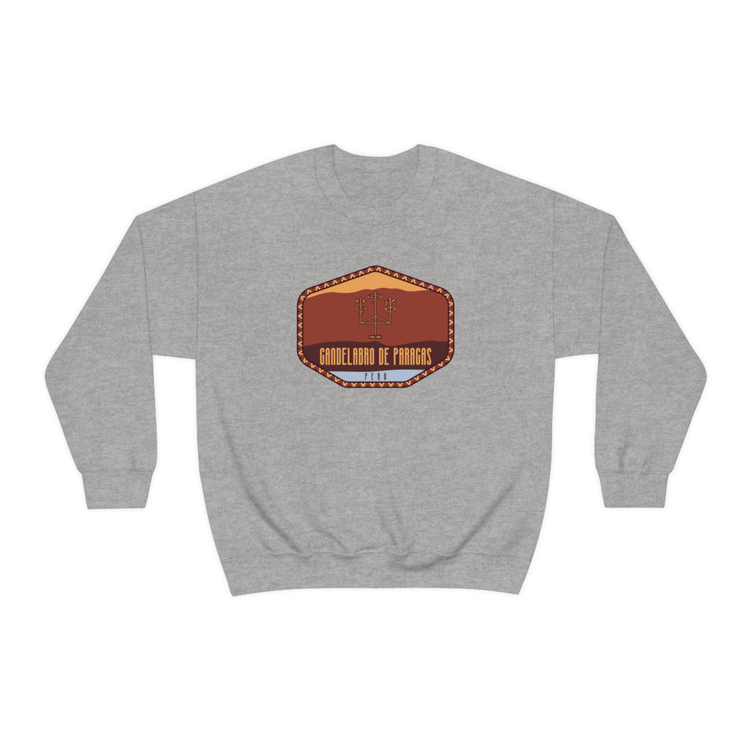 Candelabro de Paracas - Peru | Unisex Heavy Blend Crewneck Sweatshirt