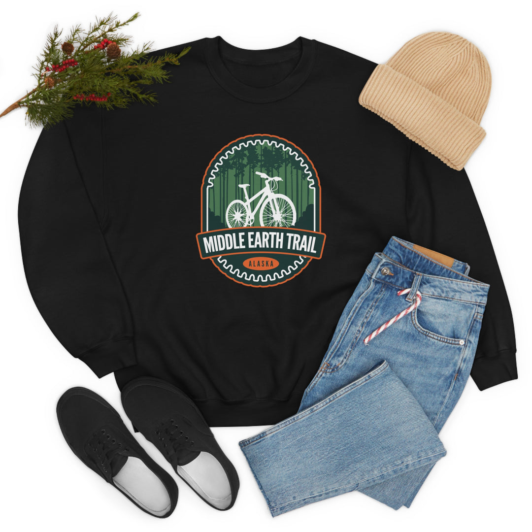 Middle Earth Trail - Alaska Unisex Heavy Blend Crewneck Sweatshirt