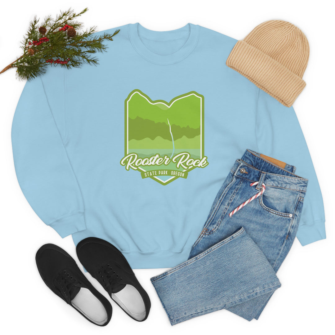 Rooster Rock State Park - Oregon Unisex Heavy Blend Crewneck Sweatshirt