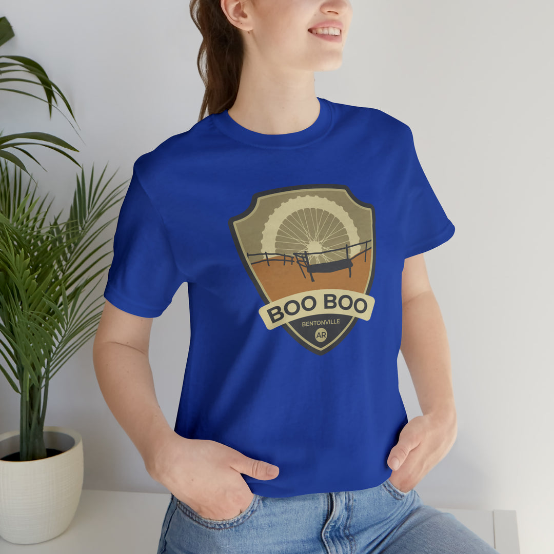 Boo Boo- Bentonville, Arkansas Unisex Jersey Short Sleeve Tee - Gift for hikers