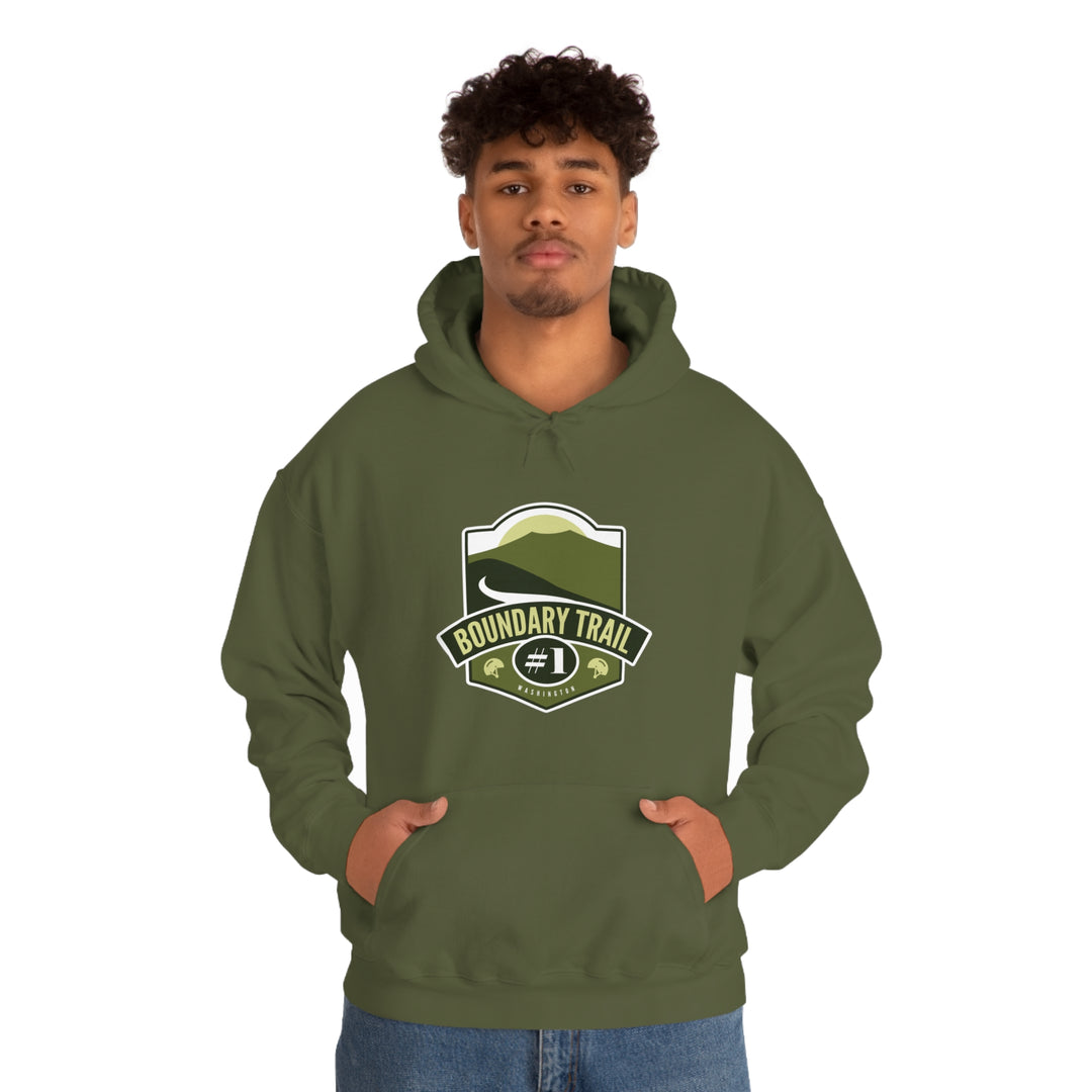 Boundary Trail #1 - Washington Unisex Heavy Blend Hooded Sweatshirt