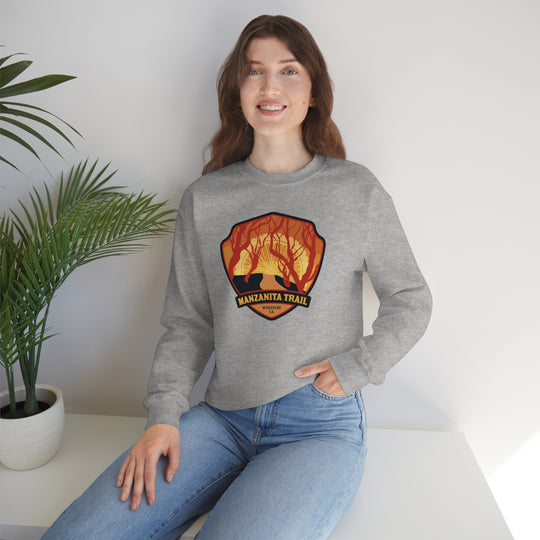 Manzanita Trail - Woodside, California Unisex Heavy Blend Crewneck Sweatshirt