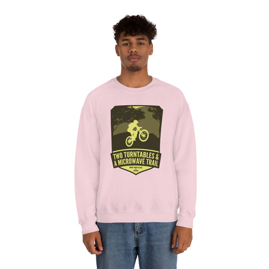 Two Turntables and a Microwave Trail - Mount Hood Village, OR Unisex Heavy Blend Crewneck Sweatshirt