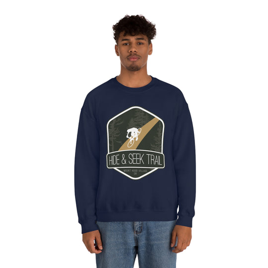 Hide and Seek Trail - Mount Hood Village, Oregon Unisex Heavy Blend Crewneck Sweatshirt