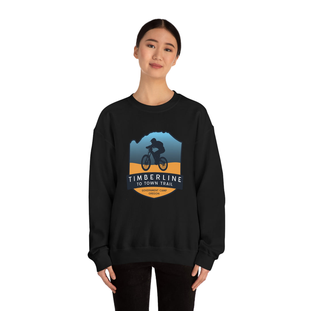 Timberline to Town Trail - Government Camp, Oregon Unisex Heavy Blend Crewneck Sweatshirt