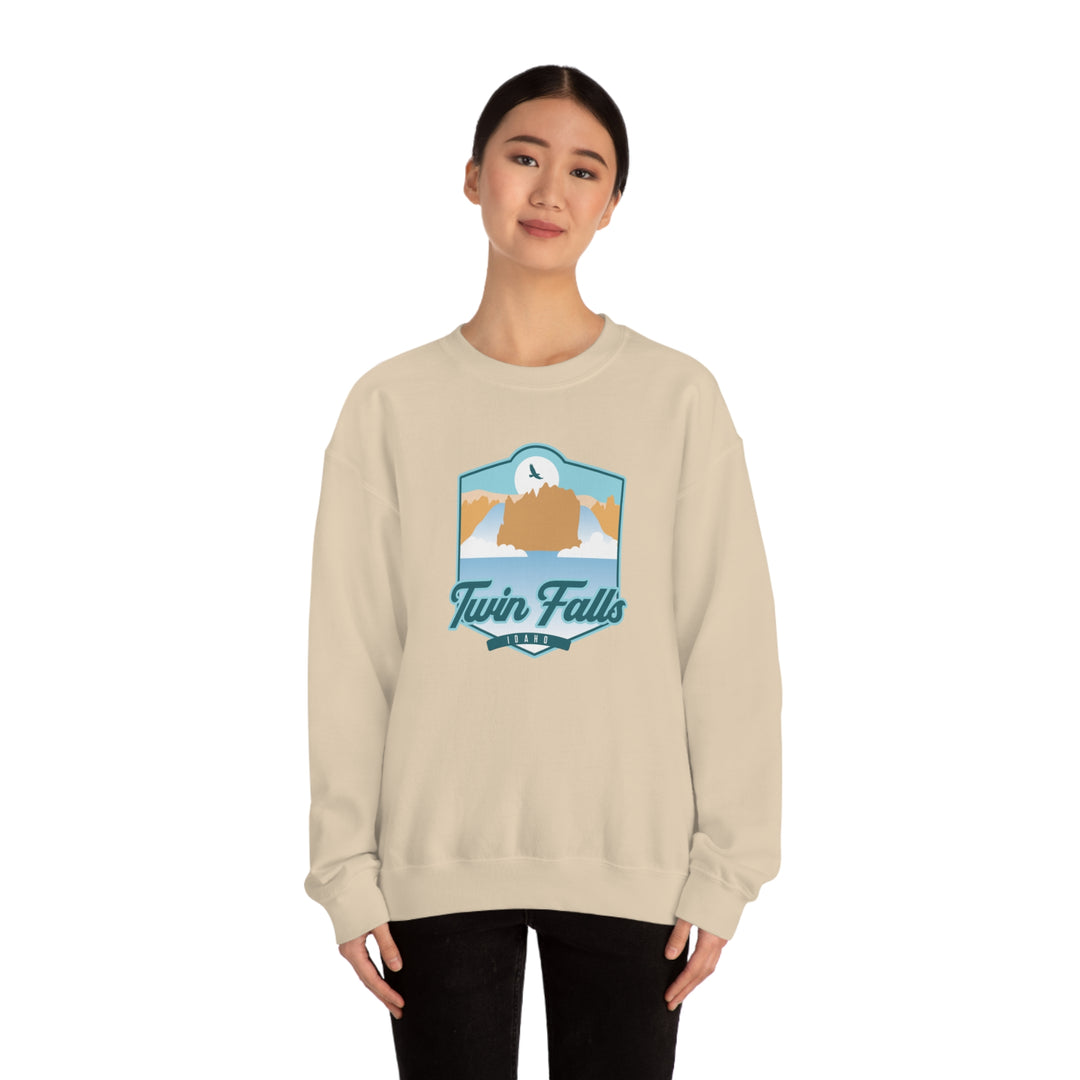 Twin Falls - Idaho Unisex Heavy Blend Crewneck Sweatshirt