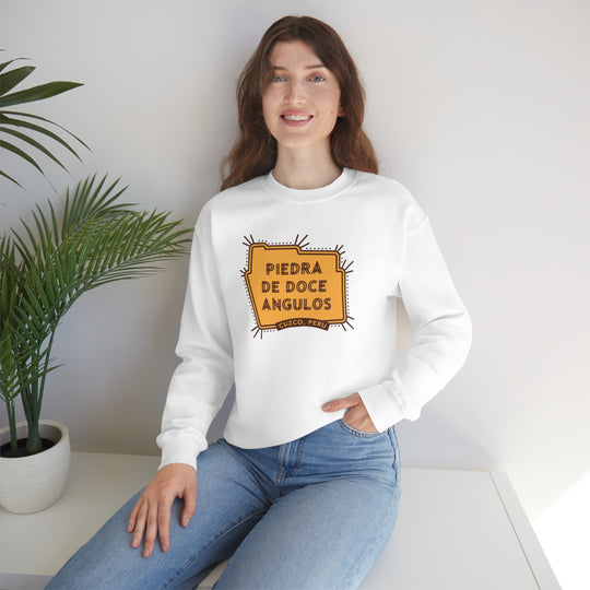 Piedra de doce angulos - Cuzco, Peru Unisex Heavy Blend Crewneck Sweatshirt