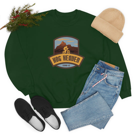 Hog Heaven - Sedona, Arizona Unisex Heavy Blend Crewneck Sweatshirt