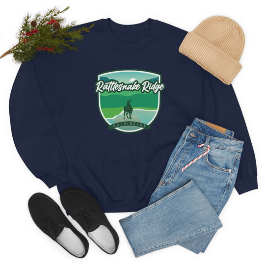 Rattlesnake Ridge - Washington Unisex Heavy Blend Crewneck Sweatshirt