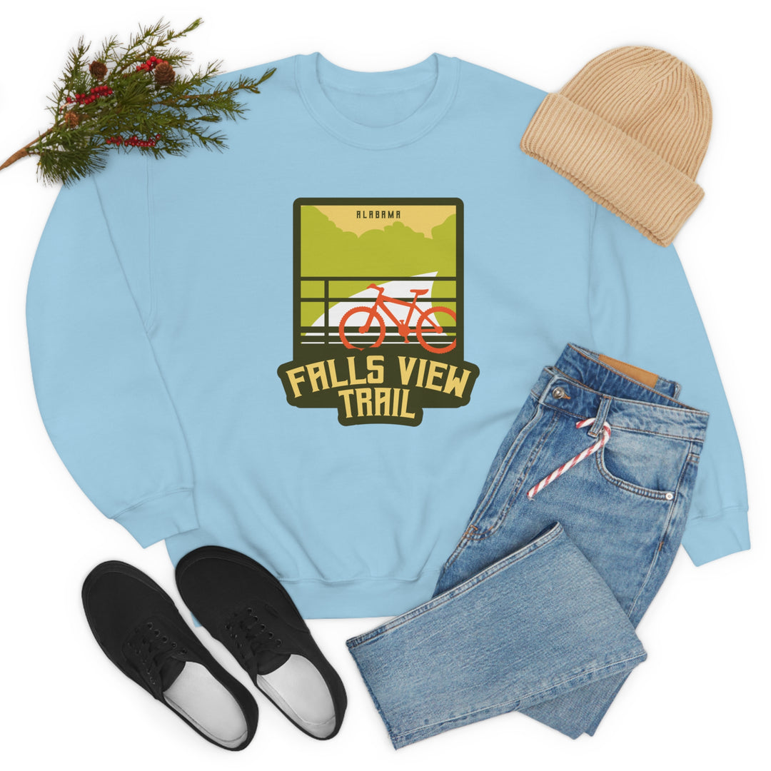 Falls View Trail - Alabama Unisex Heavy Blend Crewneck Sweatshirt